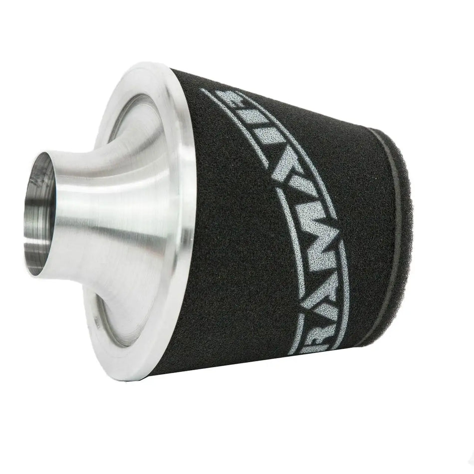 Ramair Large Foam Filter Aluminium Base 80mm OD SIlver