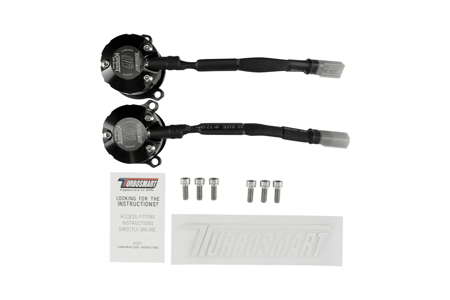 Turbosmart BOV Kompact EM Plumb Back VR20 - Tundra V6 Blow Off Valve