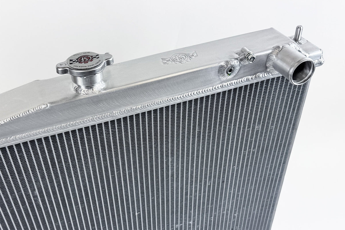 R33 Skyline GT-R/GTS & R34 GT-T High-Performance All-Aluminum Radiator - Black