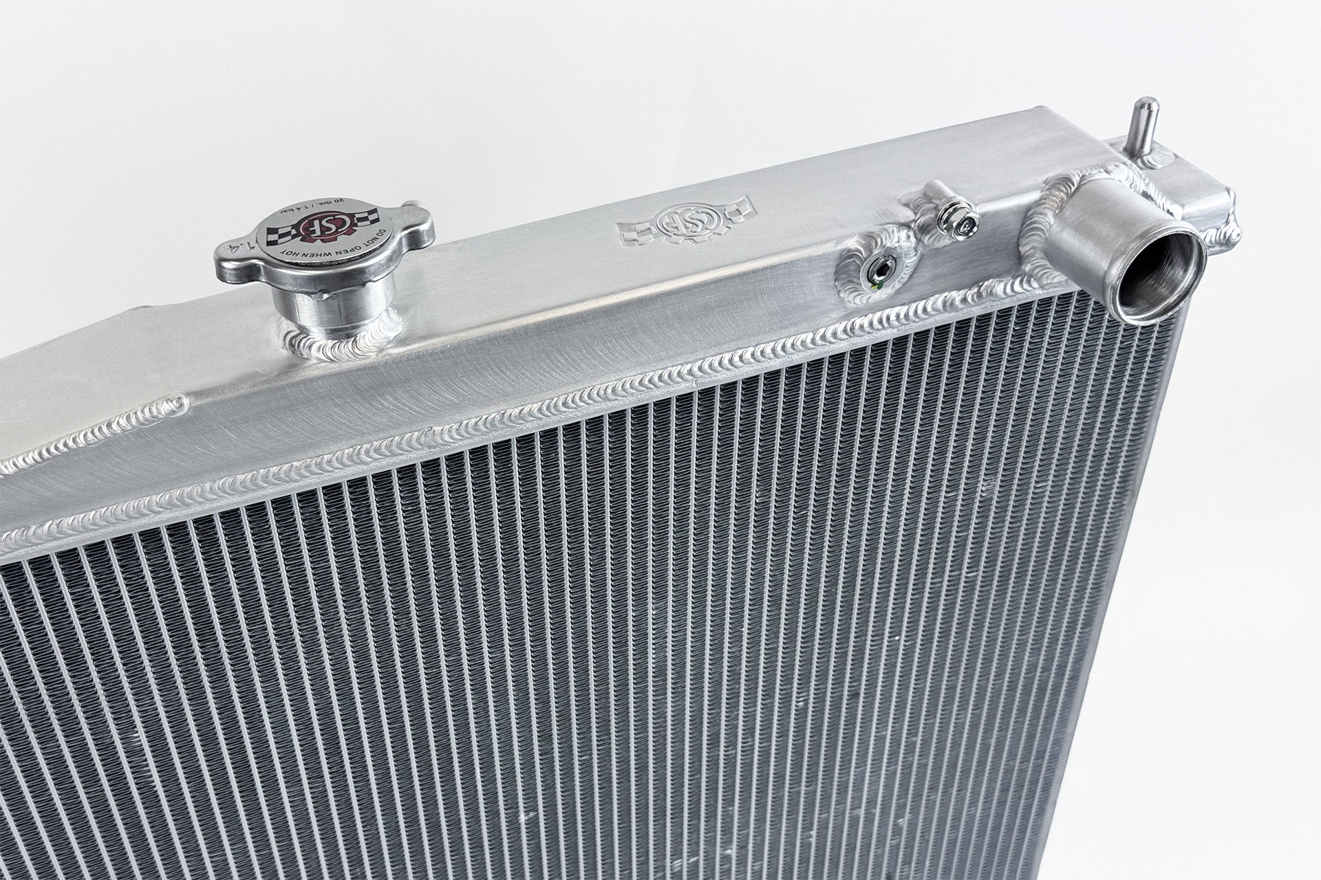 R33 Skyline GT-R/GTS & R34 GT-T High-Performance All-Aluminum Radiator - Black