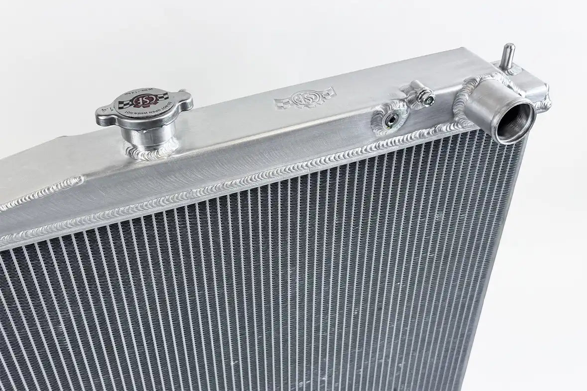 R33 Skyline GT-R/GTS & R34 GT-T High-Performance All-Aluminum Radiator - Black