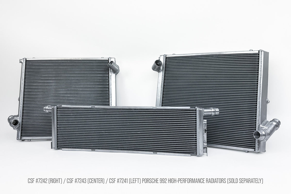Porsche 992 911 High-Performance All-Aluminum Radiator (Left)