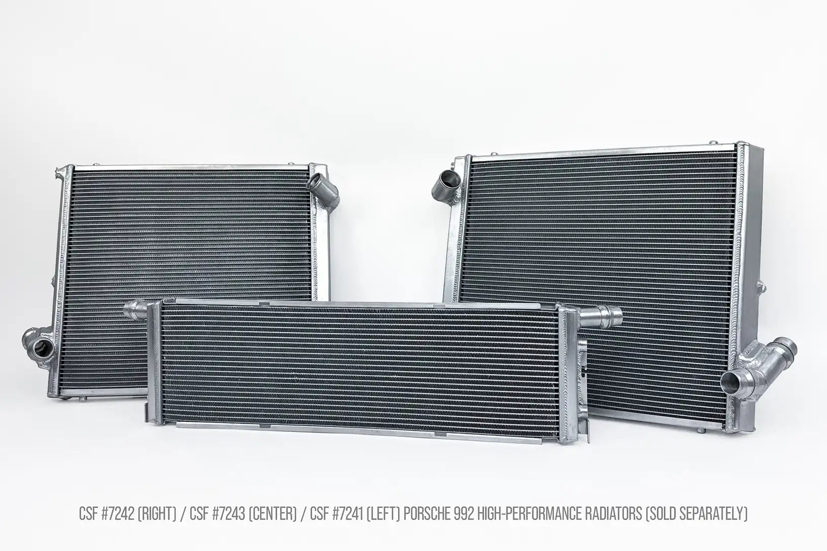 Porsche 992 911 High-Performance All-Aluminum Radiator (Left)