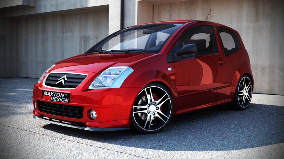 Maxton Front Splitter Citroen C2 VTS (2004-2006) - Carbon Look