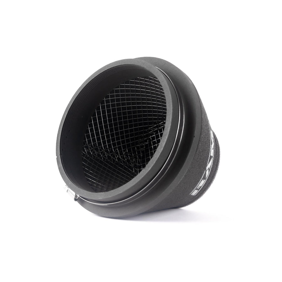Ramair 76mm ID Neck Medium Cone Air Filter with Velocity Stack and Coupling