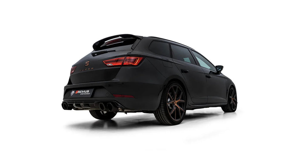 Remus GPF-back-system: Sport exhaust for L/R-system with connection tube, Original tube Ø 65 mm - REMUS tube Ø 70 mm, incl. (EEC-) approval