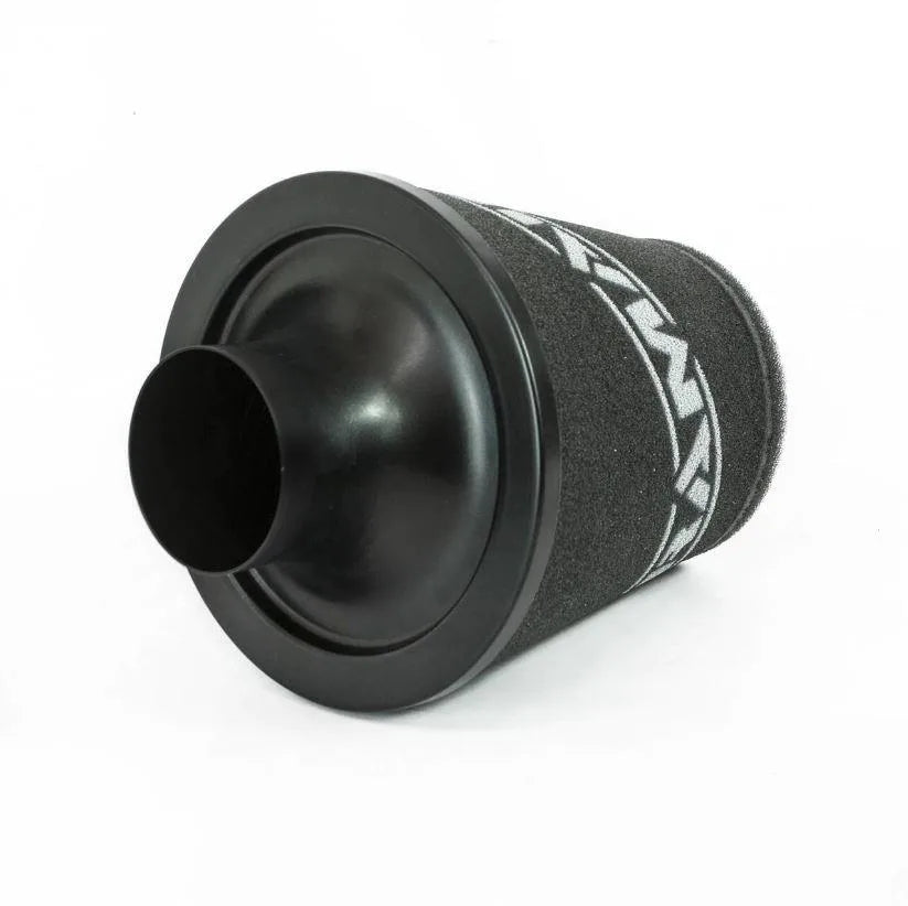 Ramair Medium Foam Filter Aluminium Base 70mm OD Black