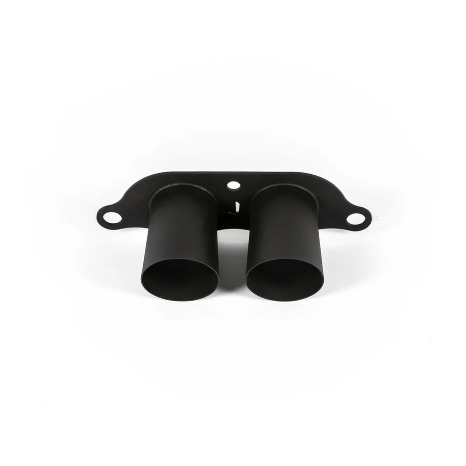 JCR Developments TITANIUM EXHAUST TIPS (MEGAPHONE - BLACK COATED)