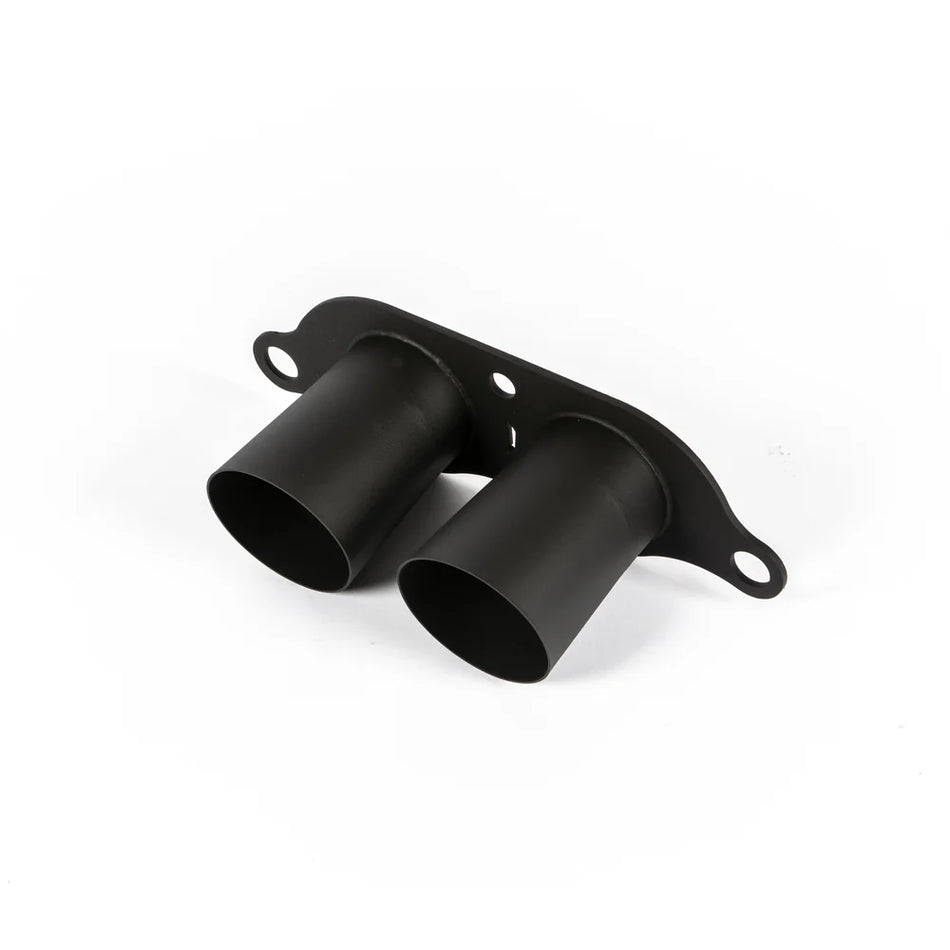 JCR Developments TITANIUM EXHAUST TIPS (MEGAPHONE - BLACK COATED)