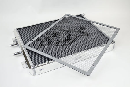 BMW F8X M3/M4 Front Mount Heat Exchanger w/ rock guard - Silver