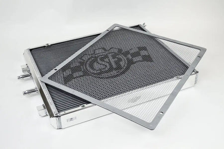 BMW F8X M3/M4 Front Mount Heat Exchanger w/ rock guard - Silver