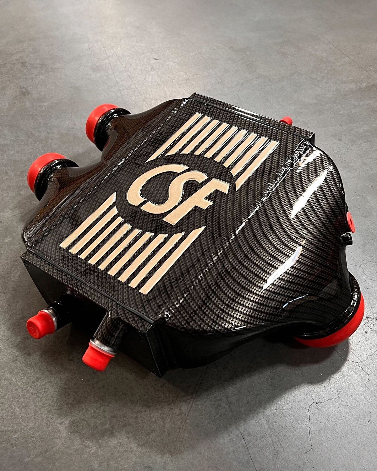 F8X M3 / M4 / M2 Comp Top Mount Charge-Air-Cooler - Raw Finish