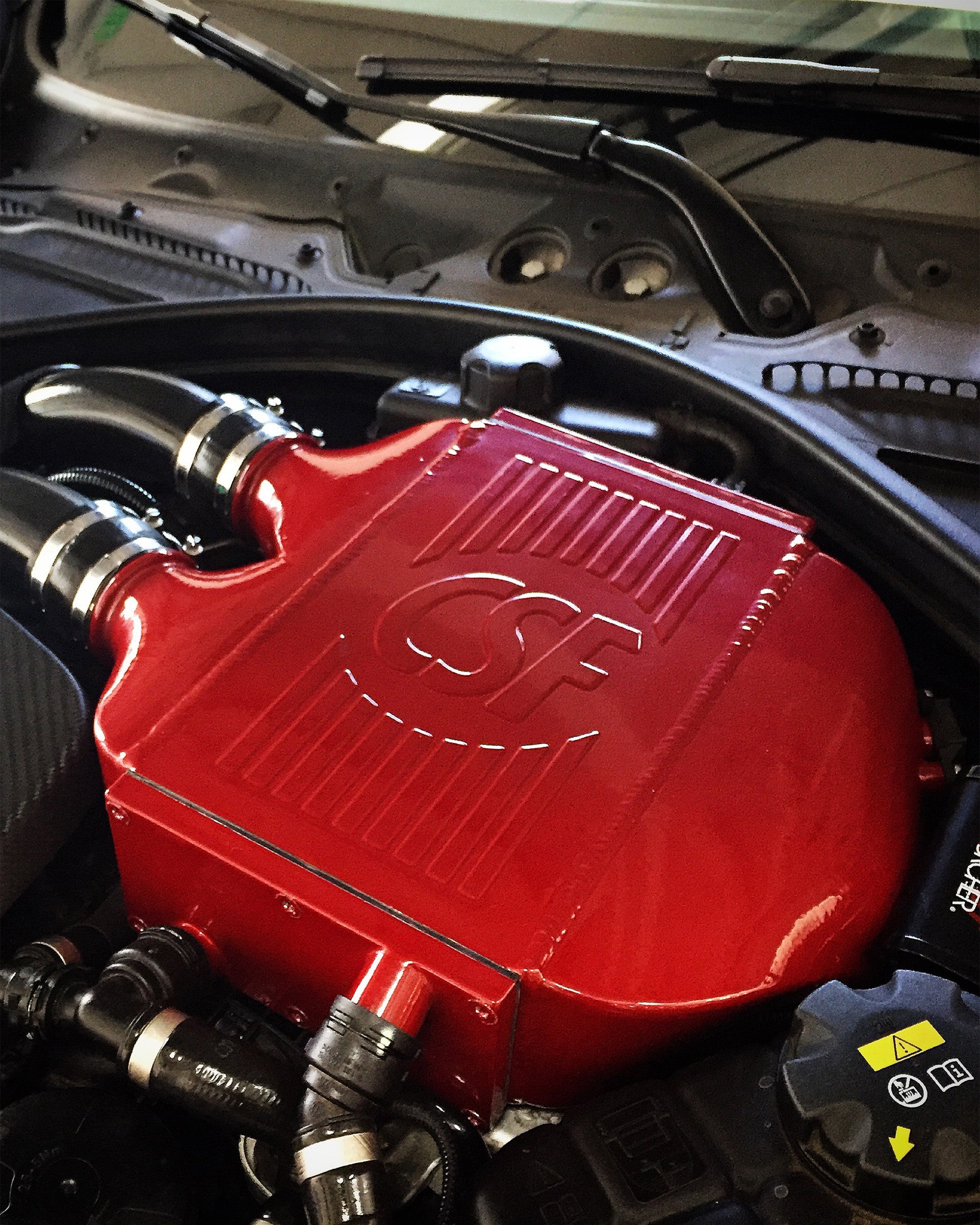 F8X M3 / M4 / M2 Comp Top Mount Charge-Air-Cooler - Raw Finish