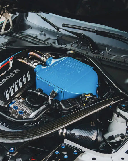 F8X M3 / M4 / M2 Comp Top Mount Charge-Air-Cooler - Raw Finish