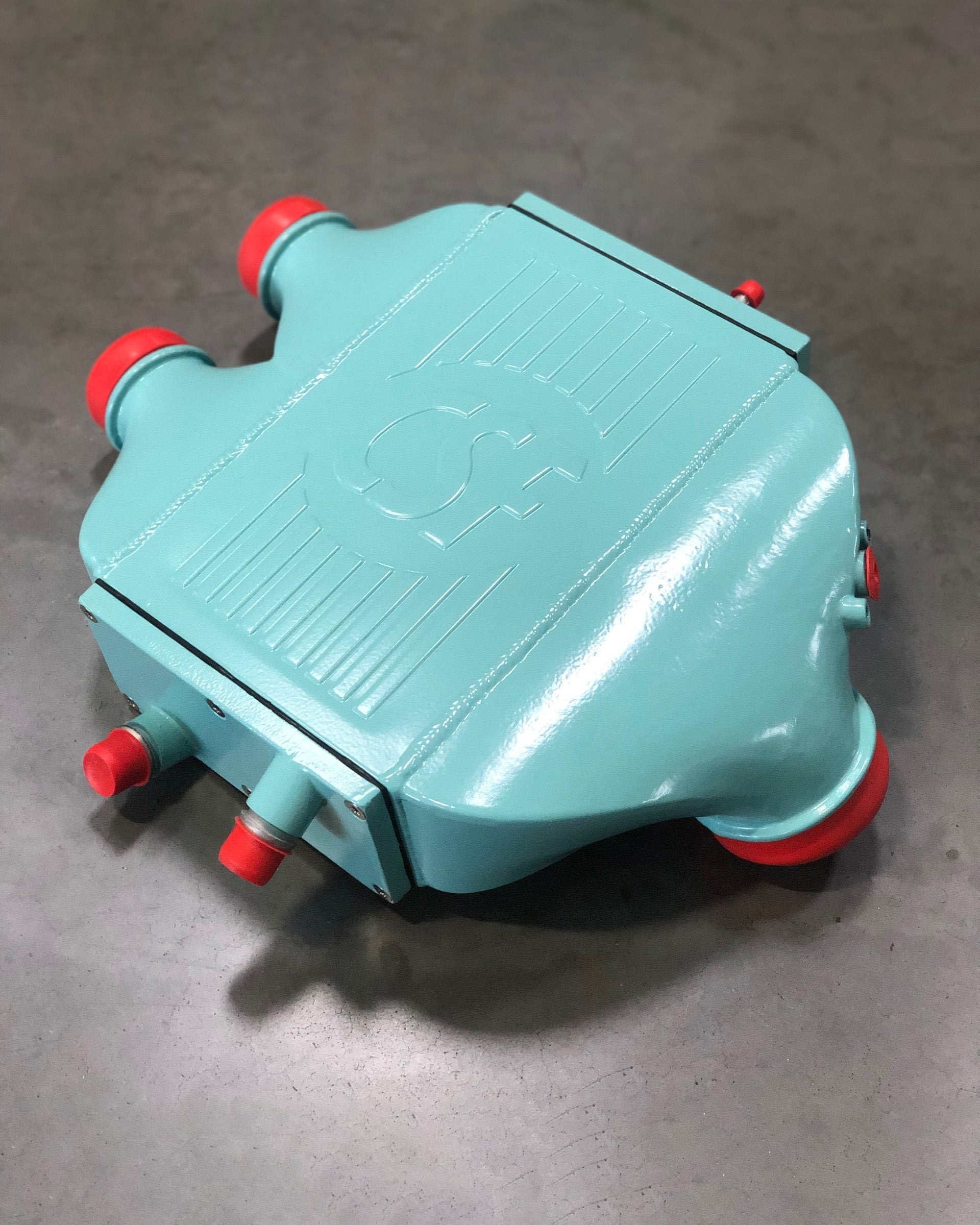 F8X M3 / M4 / M2 Comp Top Mount Charge-Air-Cooler - Raw Finish
