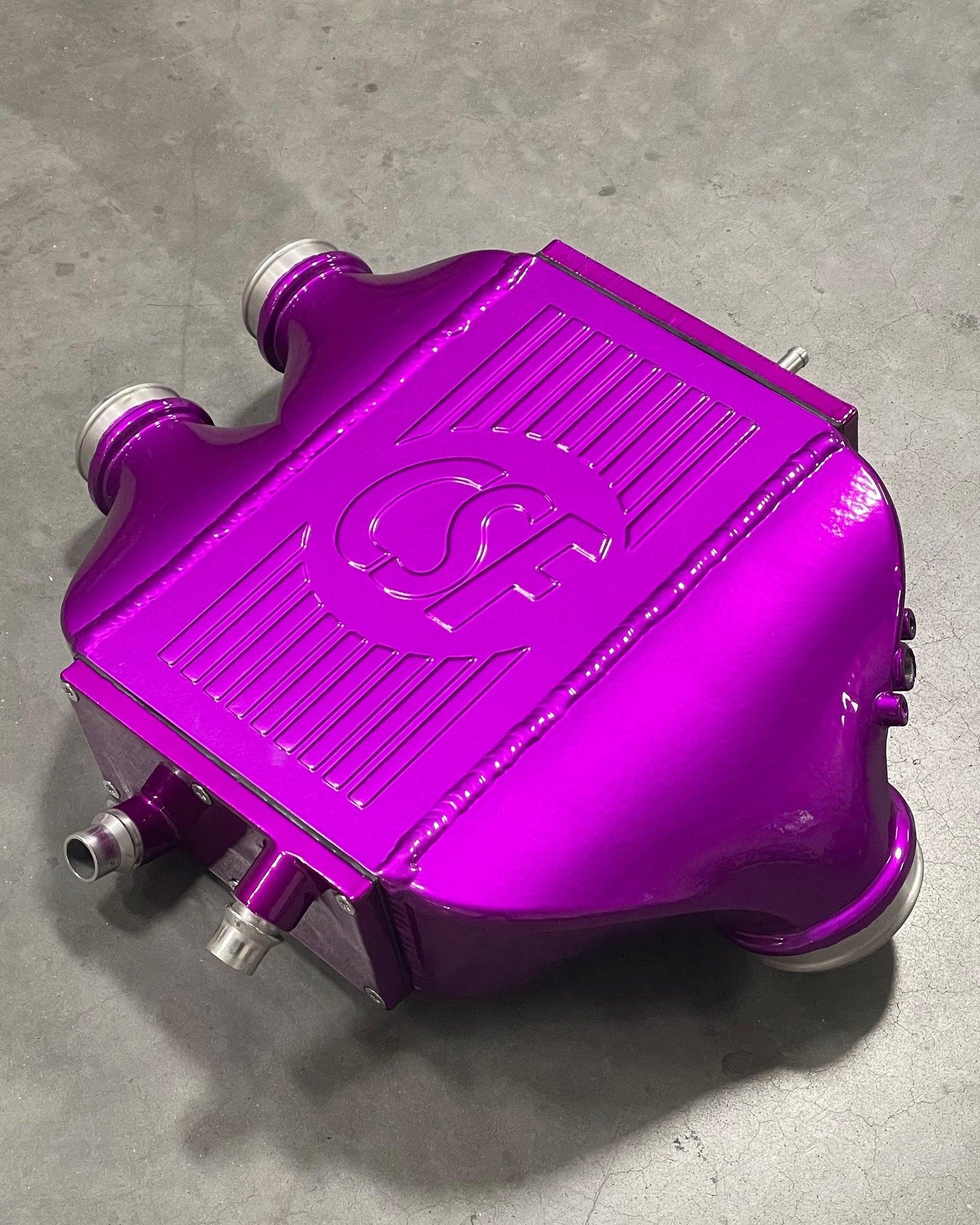 F8X M3 / M4 / M2 Comp Top Mount Charge-Air-Cooler - Raw Finish