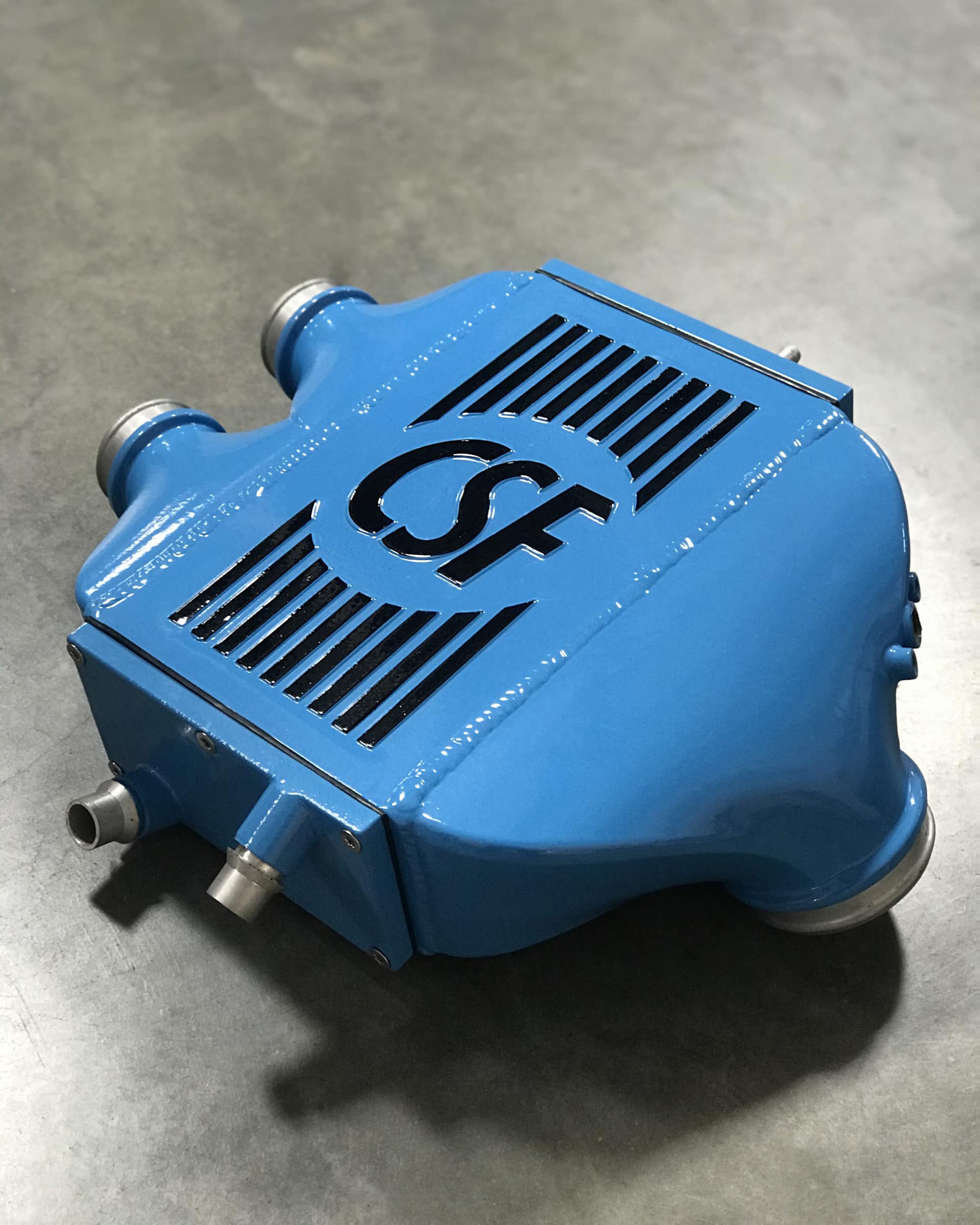 F8X M3 / M4 / M2 Comp Top Mount Charge-Air-Cooler - Raw Finish