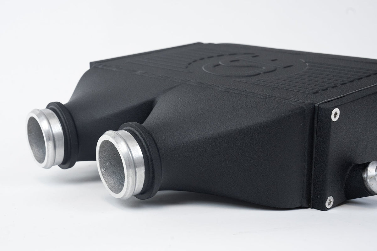 F8X M3 / M4 / M2 Comp Top Mount Charge-Air-Cooler - Crinkle Black Finish