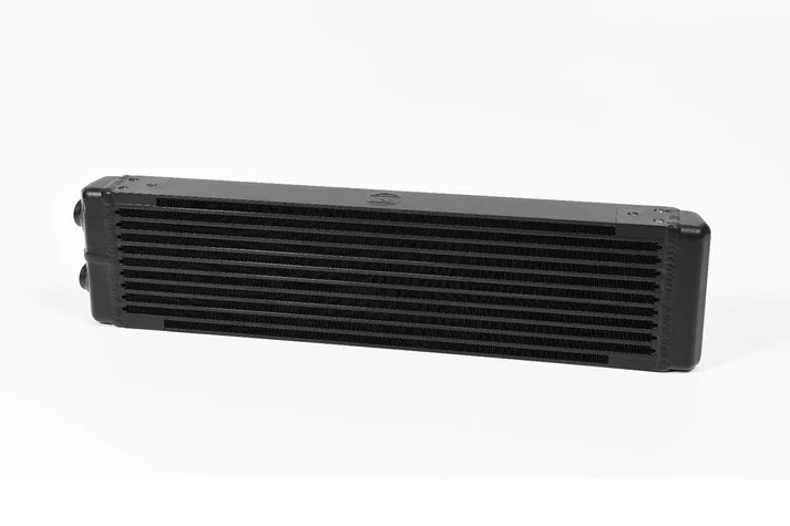 CSF Universal Dual-Pass Oil Cooler w/ Direct Fitment for Porsche 911 center front oil cooler (RS Style) - M22 x 1.5 connections - 24'L x 5.75'H x 2.16'W