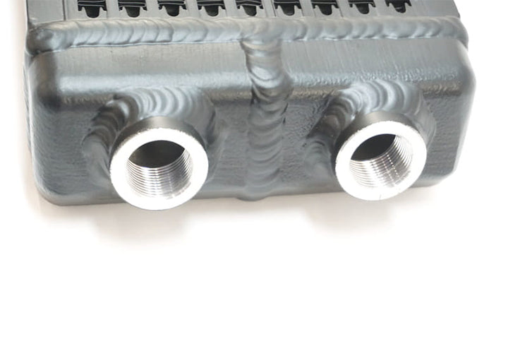 Universal Dual-Pass Oil Cooler / IROC Porsche / M22x1.5 / 24L x 5.75H x 2.16W
