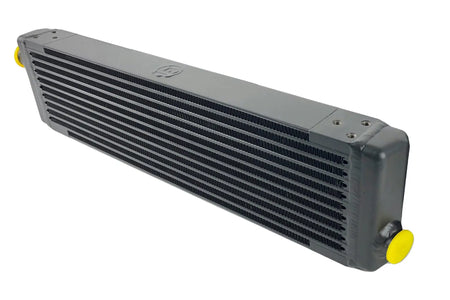 Universal Single-Pass Oil Cooler / IROC Porsche / M22x1.5 / 24L x 5.75H x 2.16W