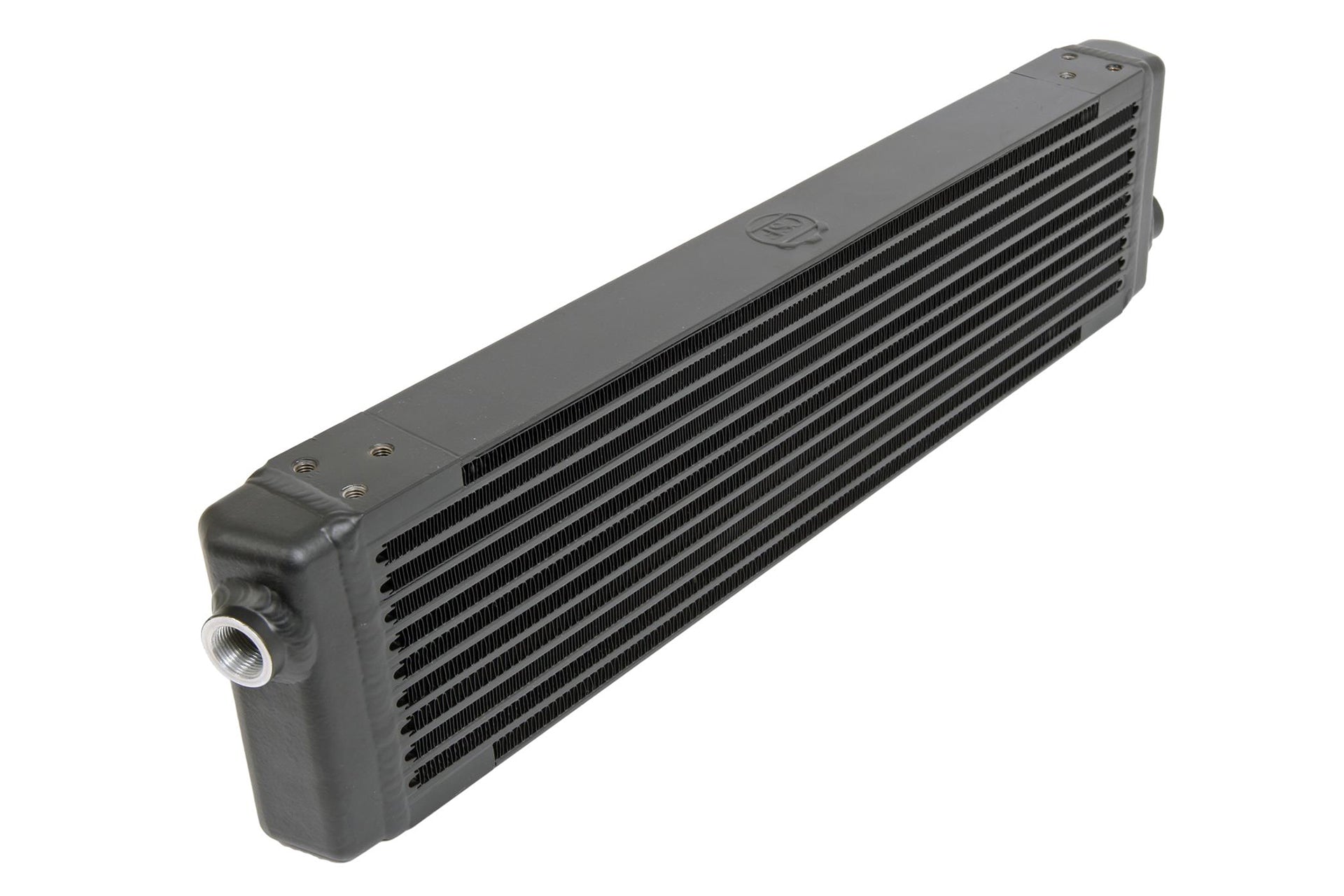 Universal Single-Pass Oil Cooler / IROC Porsche / M22x1.5 / 24L x 5.75H x 2.16W