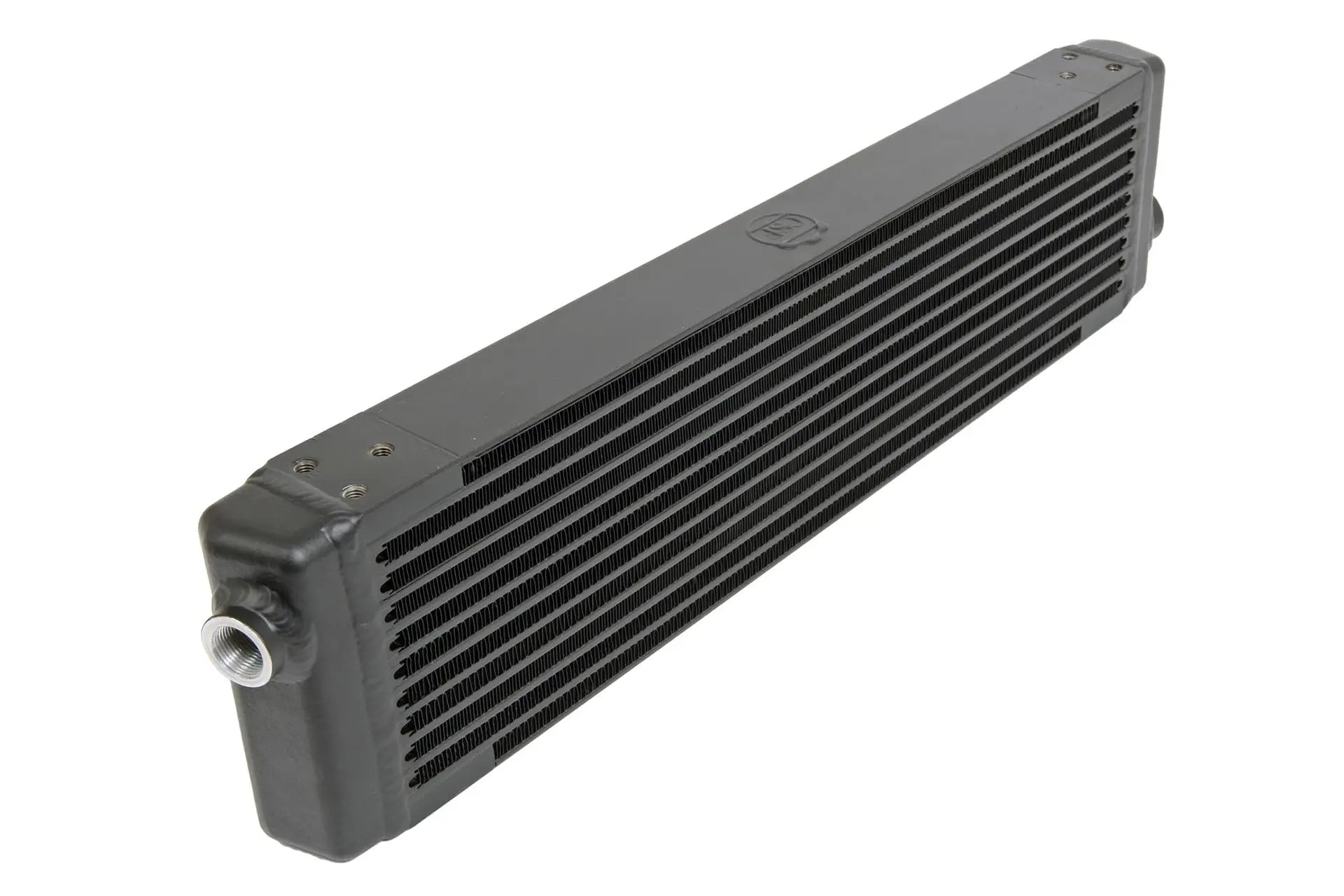Universal Single-Pass Oil Cooler / IROC Porsche / M22x1.5 / 24L x 5.75H x 2.16W