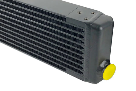 Universal Single-Pass Oil Cooler / IROC Porsche / M22x1.5 / 24L x 5.75H x 2.16W