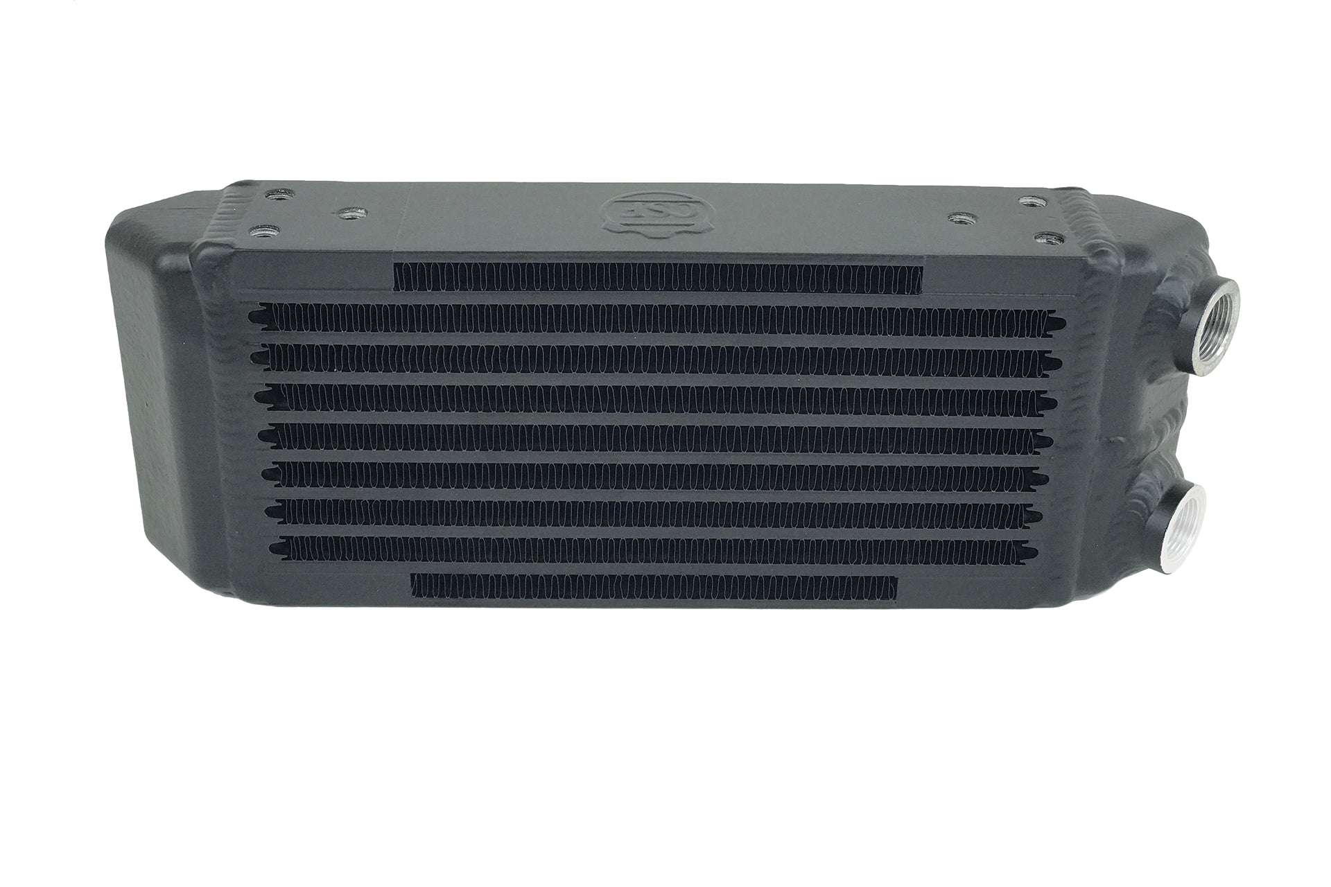 Universal Dual-Pass Oil Cooler - M22 x 1.5 connections - 13L x 4.75H x 2.16W