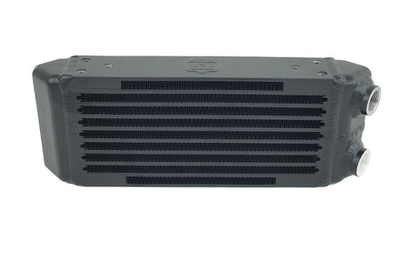 Universal Dual-Pass Oil Cooler - M22 x 1.5 connections - 13L x 4.75H x 2.16W