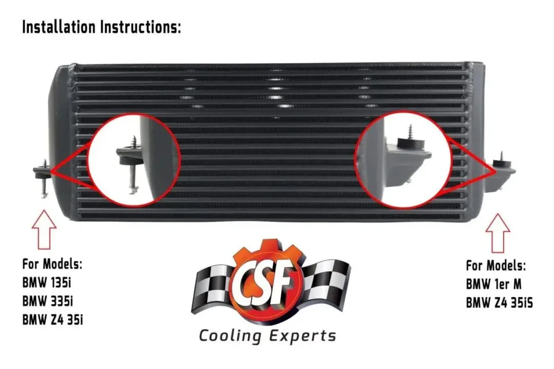 BMW E8X/E9X N54/N55 High-Performance Stepped Core Intercooler - Silver