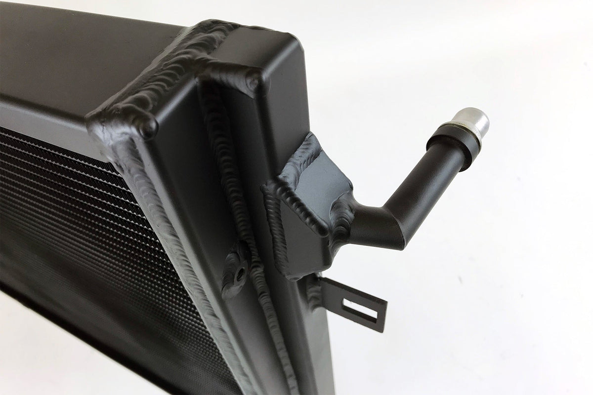 BMW F3X/F2X B58/B48 Triple-Pass Heat Exchanger w/ Rock Guard - Black