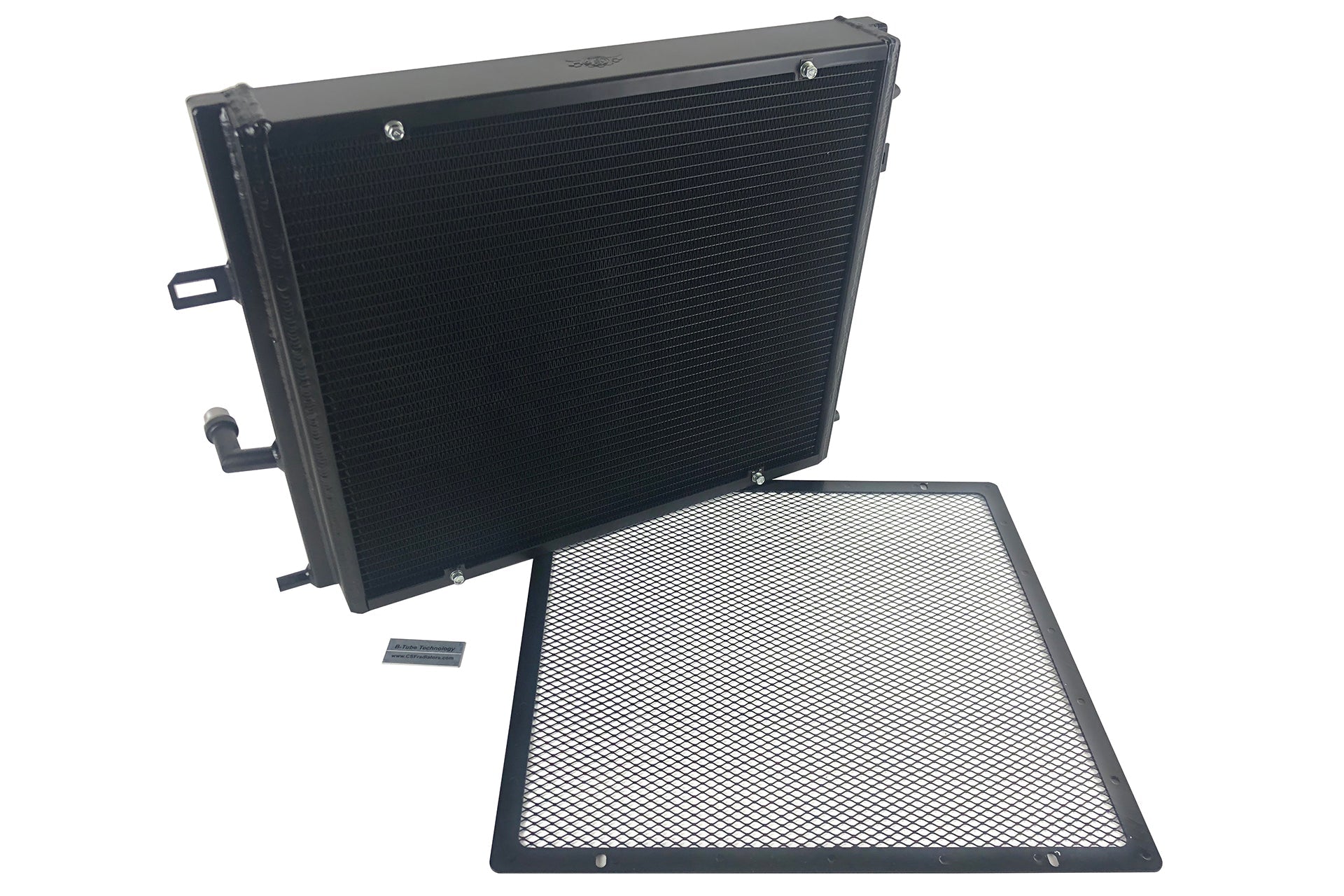 BMW F3X/F2X B58/B48 Triple-Pass Heat Exchanger w/ Rock Guard - Black
