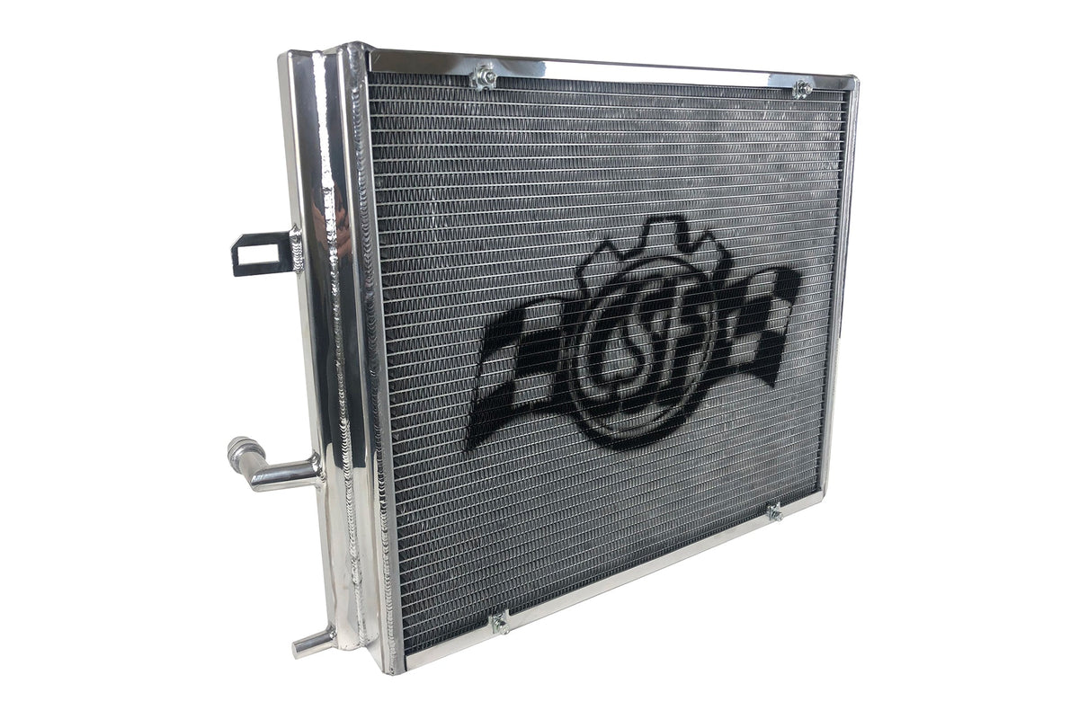BMW F3X/F2X B58/B48 Triple-Pass Heat Exchanger w/ Rock Guard - Silver