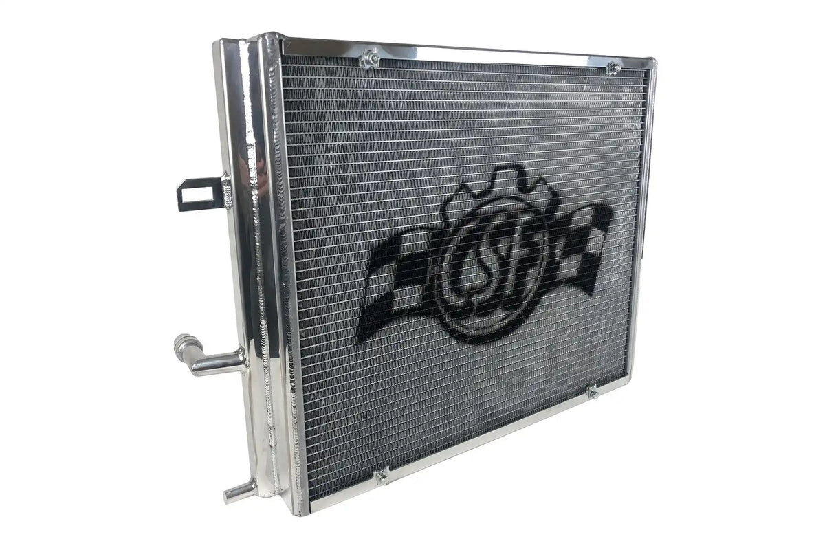 BMW F3X/F2X B58/B48 Triple-Pass Heat Exchanger w/ Rock Guard - Silver