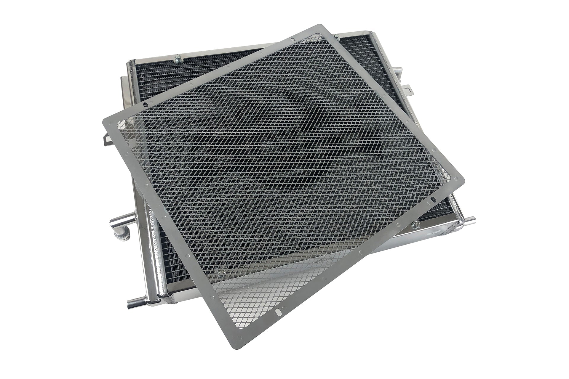 BMW F3X/F2X B58/B48 Triple-Pass Heat Exchanger w/ Rock Guard - Silver