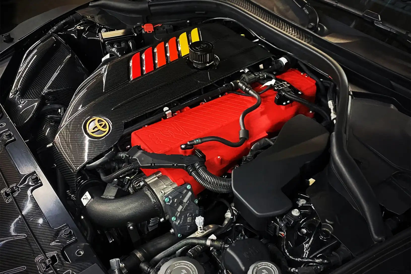 A90 Supra / BMW B58 Charge-Air Cooler Manifold - Custom Finish