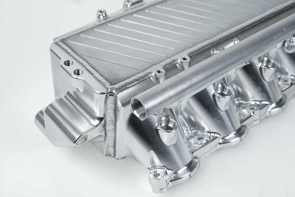 A90 Supra / BMW B58 Charge-Air Cooler Manifold - Raw Billet