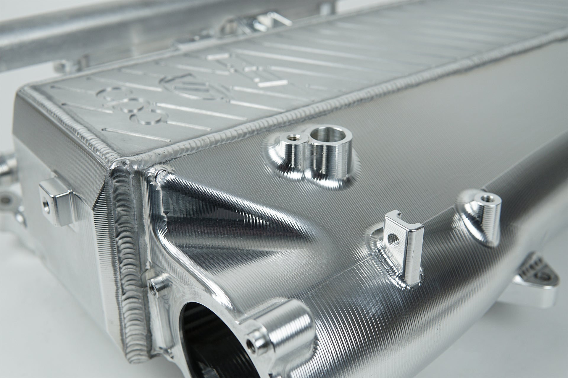 A90 Supra / BMW B58 Charge-Air Cooler Manifold - Raw Billet