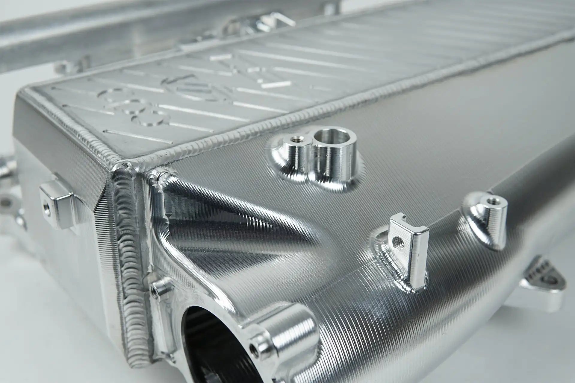 A90 Supra / BMW B58 Charge-Air Cooler Manifold - Raw Billet