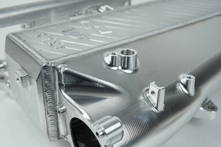 A90 Supra / BMW B58 Charge-Air Cooler Manifold - Raw Billet