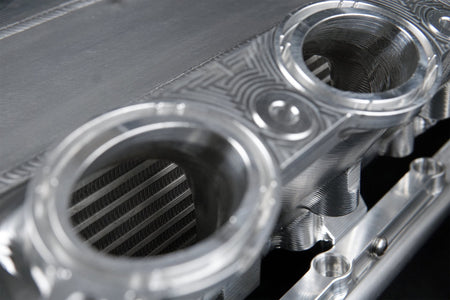A90 Supra / BMW B58 Charge-Air Cooler Manifold - Raw Billet