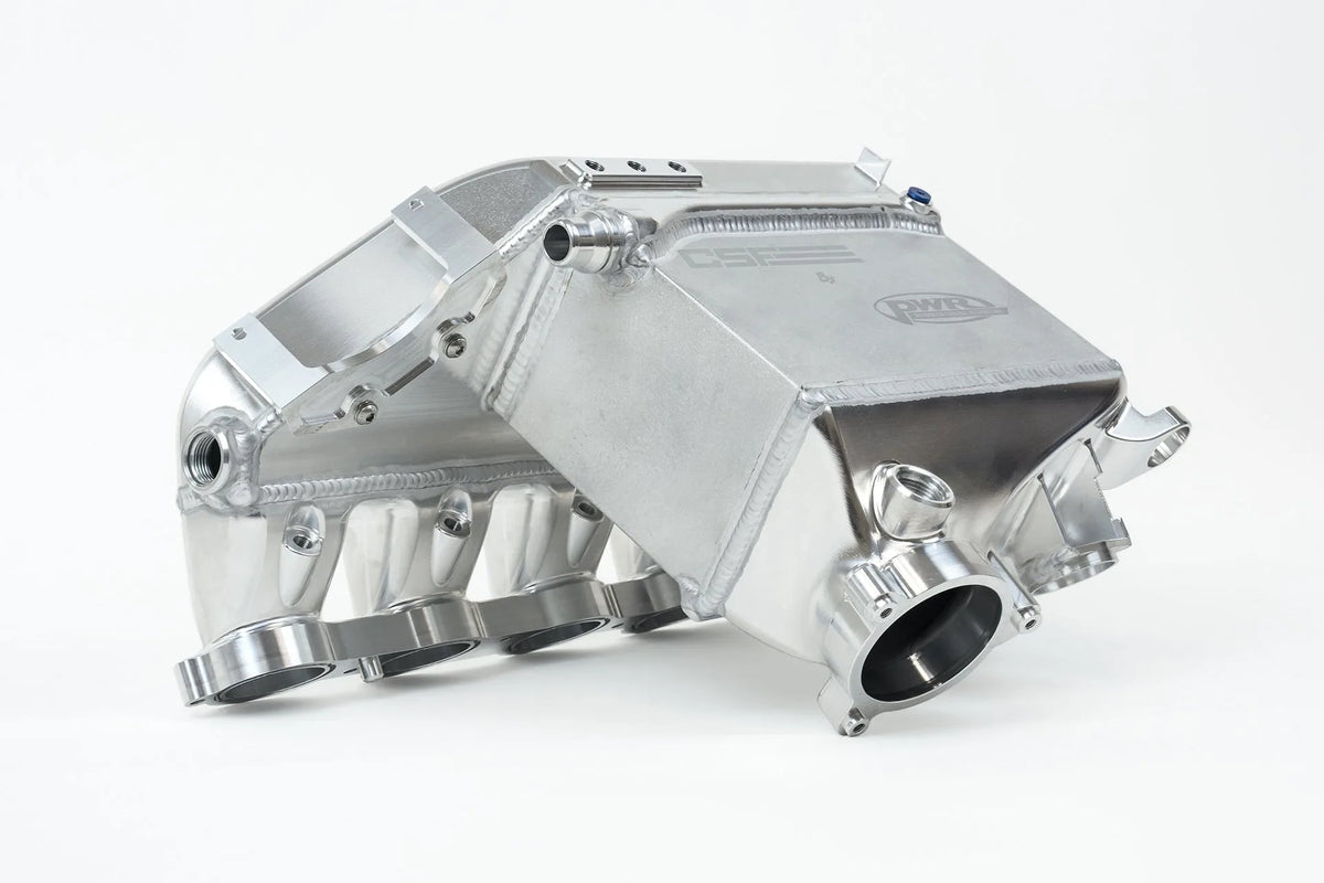 BMW S58 "Level-Up" Charge Air Cooler Manifold - Raw Billet