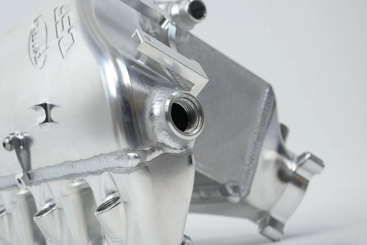 BMW S58 "Level-Up" Charge Air Cooler Manifold - Raw Billet