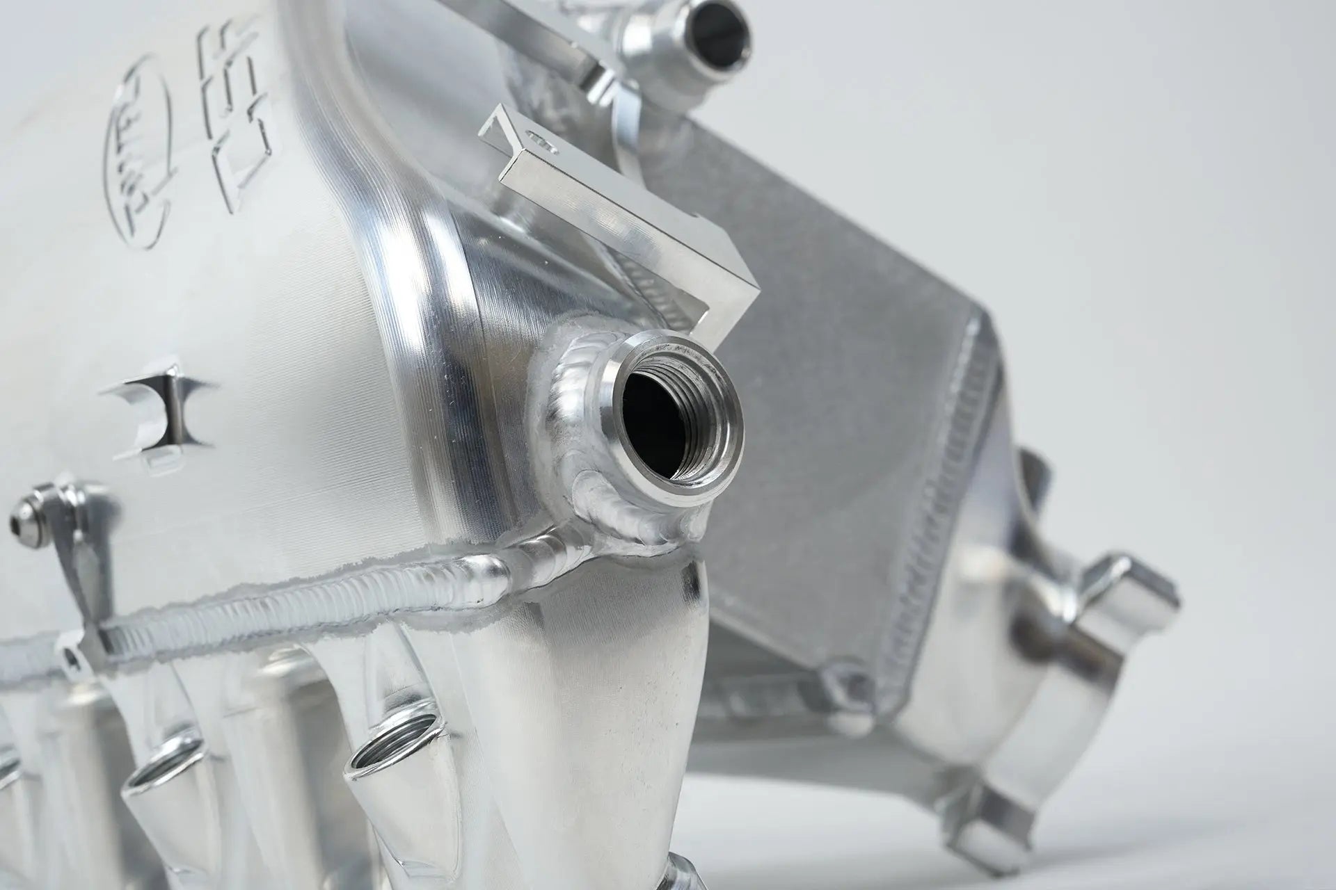 BMW S58 "Level-Up" Charge Air Cooler Manifold - Raw Billet