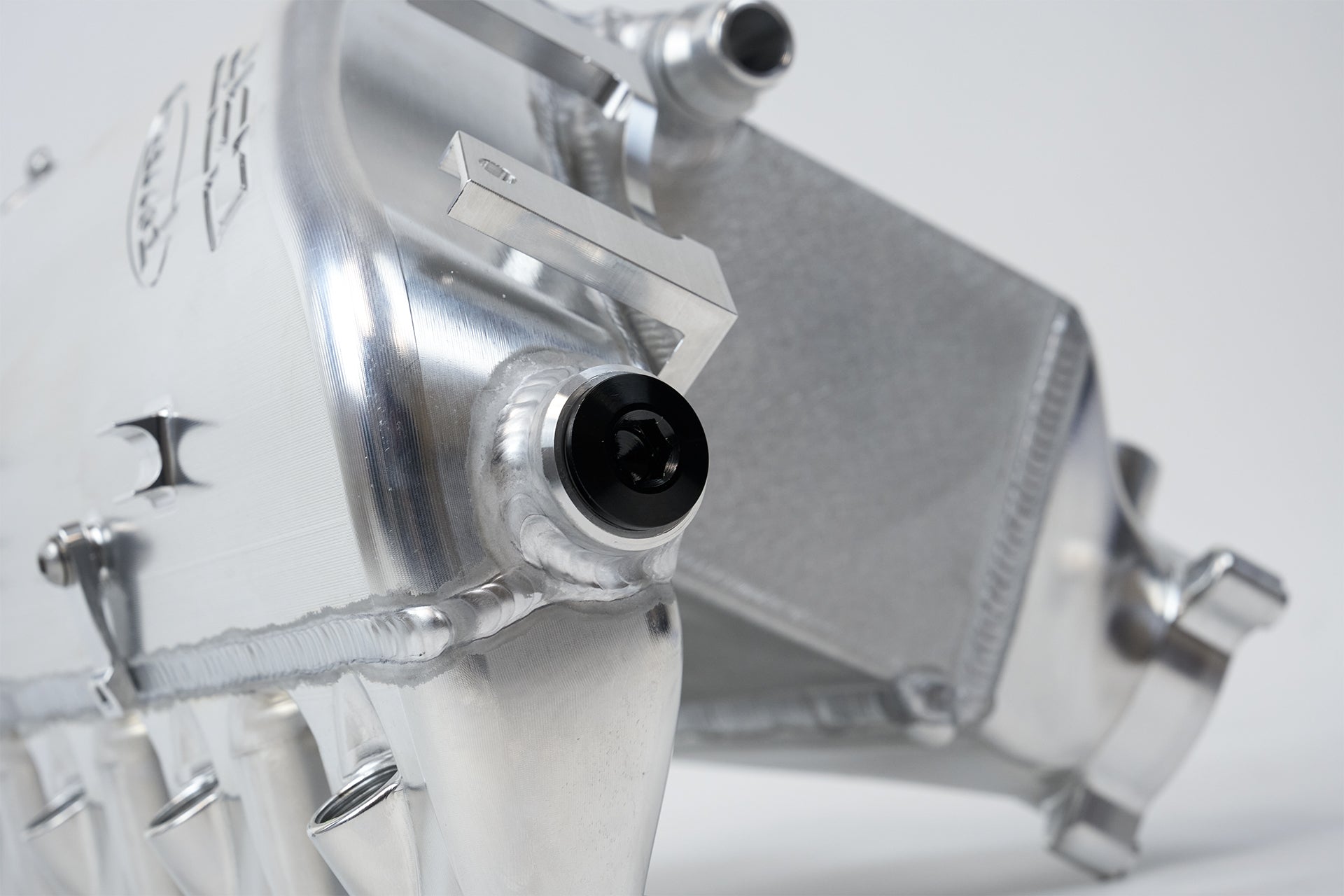 BMW S58 "Level-Up" Charge Air Cooler Manifold - Raw Billet