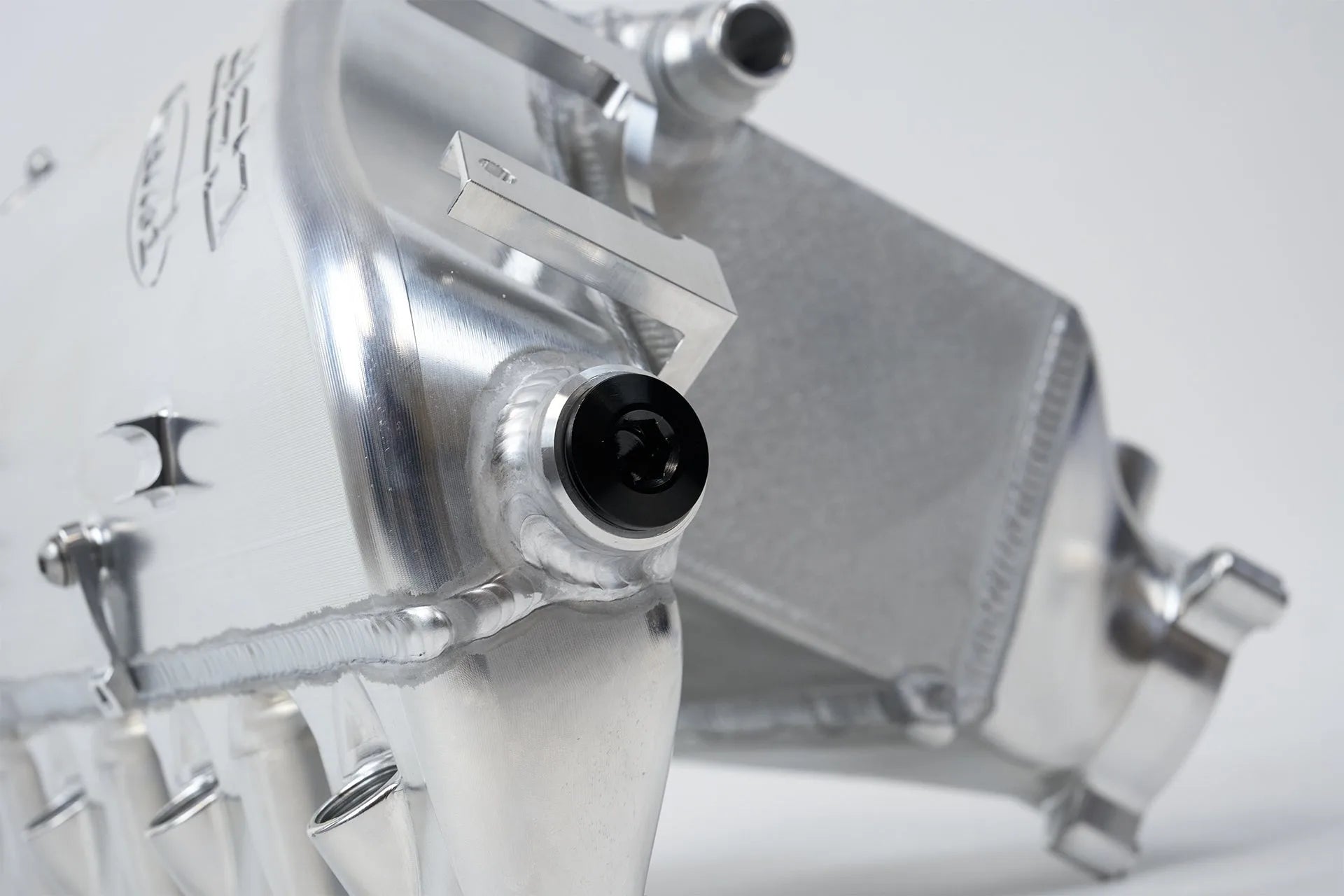 BMW S58 "Level-Up" Charge Air Cooler Manifold - Raw Billet
