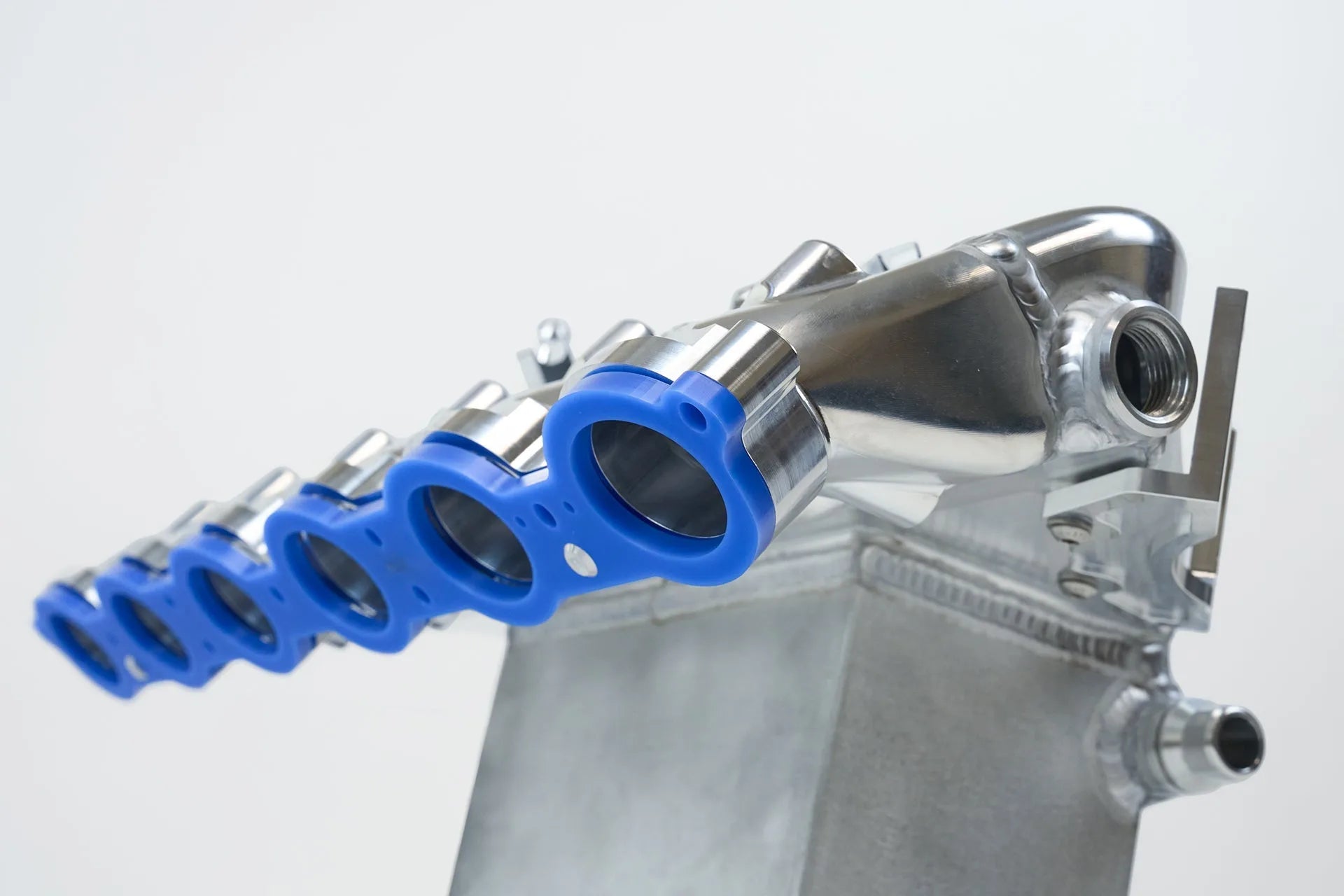 BMW S58 "Level-Up" Charge Air Cooler Manifold - Raw Billet