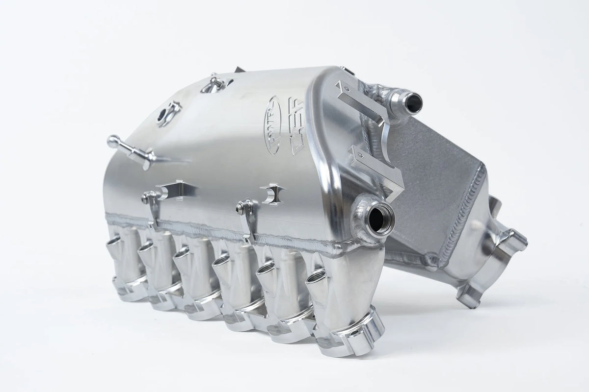 BMW S58 "Level-Up" Charge Air Cooler Manifold - Raw Billet