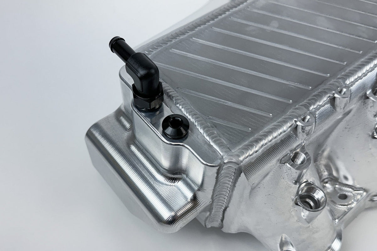 BMW Gen 1 B58 Charge Air Cooler Manifold - Raw Billet
